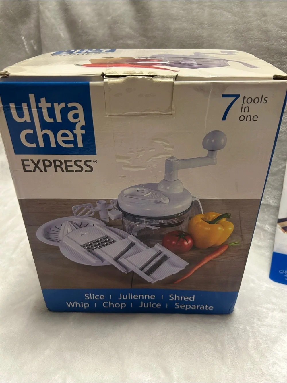 Ultra Chef Express 7 in 1 Chopper Mixer Blender Whipper Slicer Shredder & Juicer